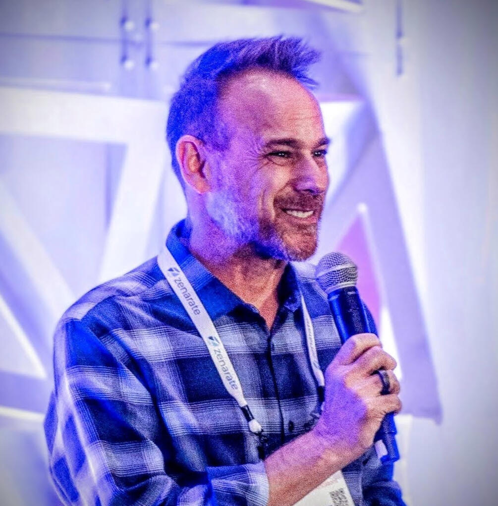 Mark Levy speaking at Concero CMO Conference